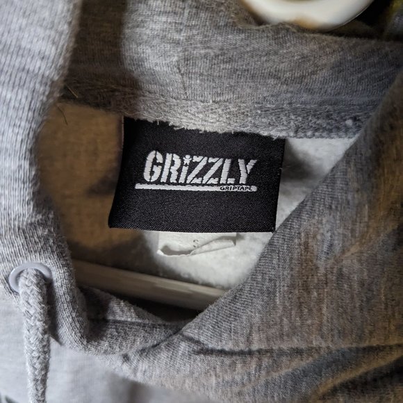 Gizzley Griptape Skateboards Gray Pullover Hoodie sz Small - Picture 3 of 4